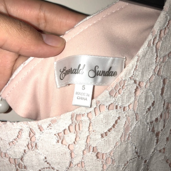 Emerald Sundae Peach colored dress - Picture 3 of 3